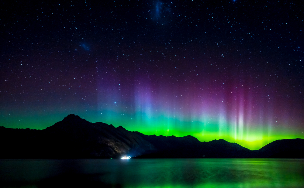 Como caçar a Aurora Austral na Nova Zelândia