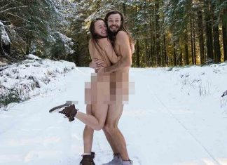 Casal posta fotos nus em pontos turísticos e ganha fama na web. Foto: Reprodução Instagram