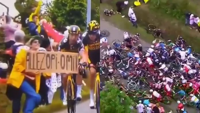 Polícia prende mulher suspeita de causar acidente no Tour de France