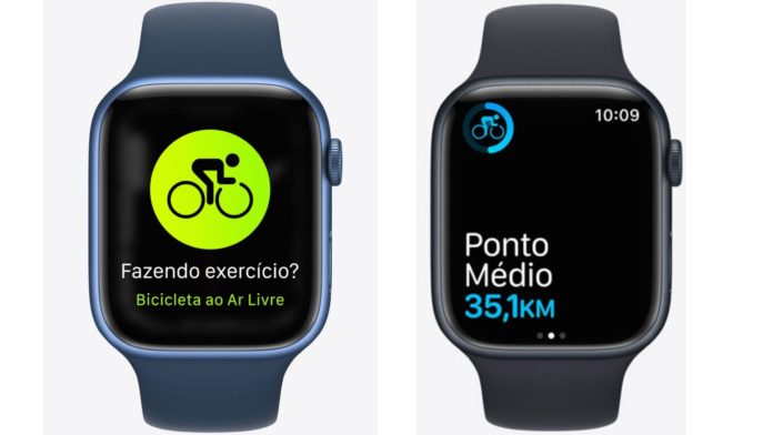 Novo Apple Watch Series 7 tem recursos para bike e atividades outdoor