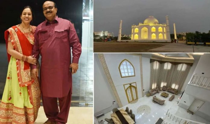 Indiano constrói réplica do Taj Mahal para esposa