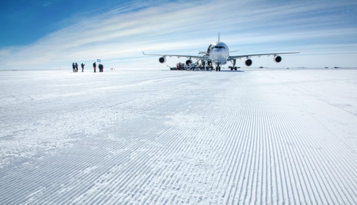 Airbus A340 pousa pela primeira vez na Antártica | Go Outside