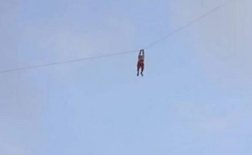 VÍDEO: Homem 'voa' ao ser arrastado por vento empinando pipa