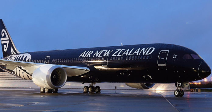 Air New Zealand lança um dos voos mais longos do mundo