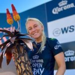 Tatiana Weston-Webb vence a 9° etapa do mundial de surf na África do Sul e fica mais perto da WSL-Finals