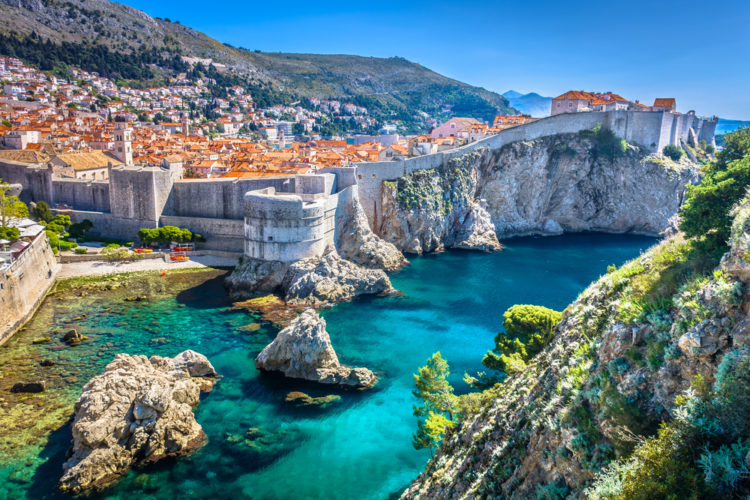 A cidade de Split na Croácia - a velha cidade