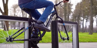 Conheça a bicicleta maluca de roda quadrada que se move de verdade