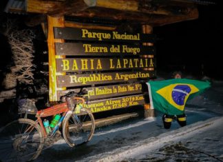 Ciclista brasileiro bate recorde mundial da Travessia das Américas