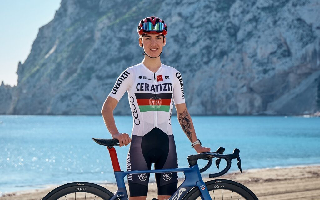 Esta é a primeira ciclista do Afeganistão a disputar o Mundial da UCI